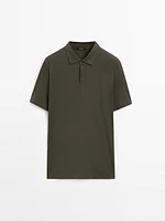100% cotton short sleeve polo shirt