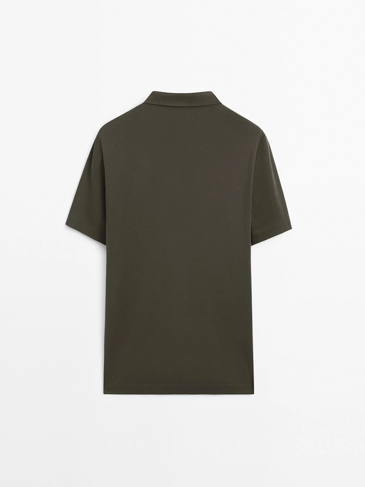 100% cotton short sleeve polo shirt