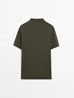 100% cotton short sleeve polo shirt