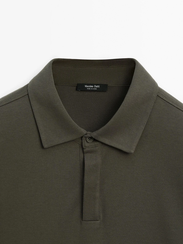 100% cotton short sleeve polo shirt