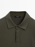 100% cotton short sleeve polo shirt