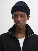 Mock neck knit sweater