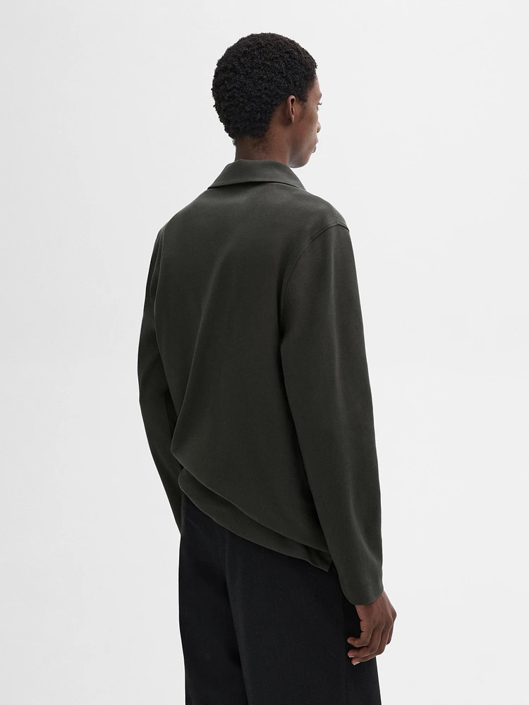 Pull en maille à col camionneur