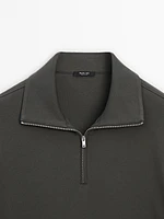 Pull en maille à col camionneur