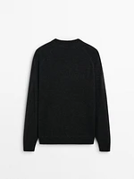 100% wool knit sweater