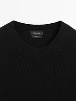 100% cotton knit sweater