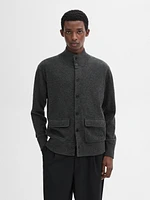 100% wool cardigan