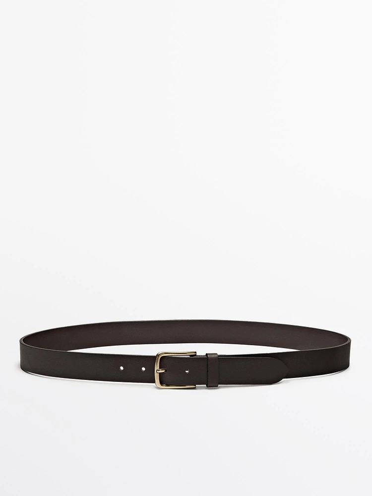 Ceinture en cuir nappa souple