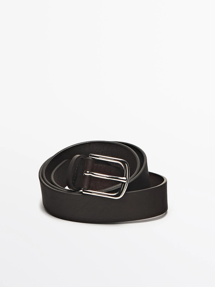 Ceinture soft en cuir nappa