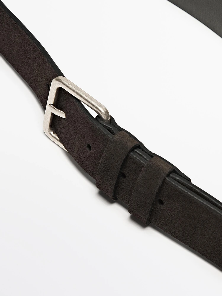 Ceinture en croûte de cuir