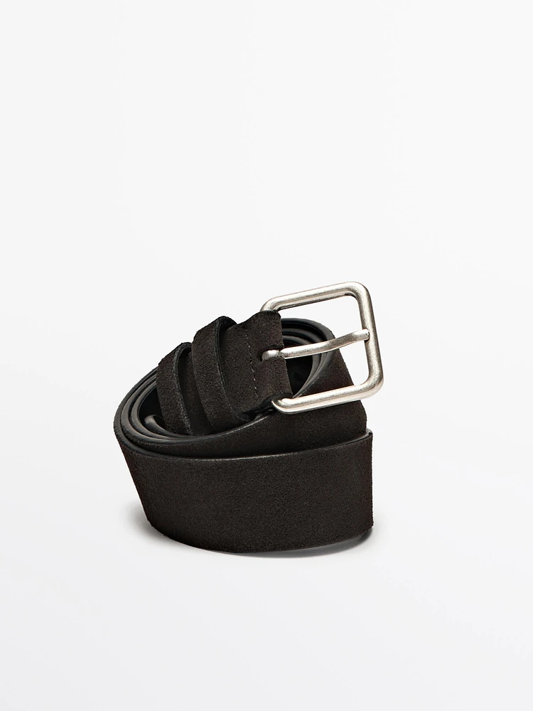 Ceinture en croûte de cuir