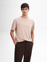 Lightweight linen blend T-shirt