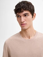 Lightweight linen blend T-shirt