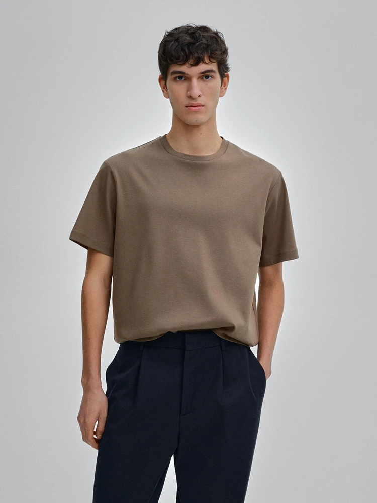 T-shirt 100 % coton mercerisé