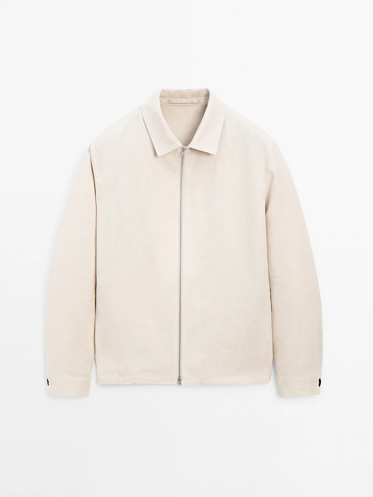 100% linen lightweight jacket