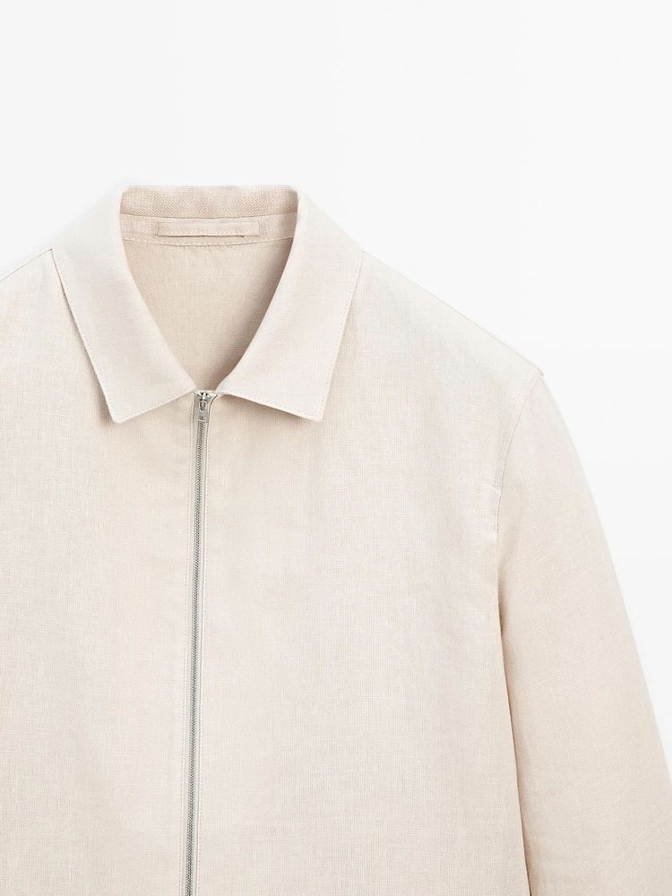 100% linen lightweight jacket