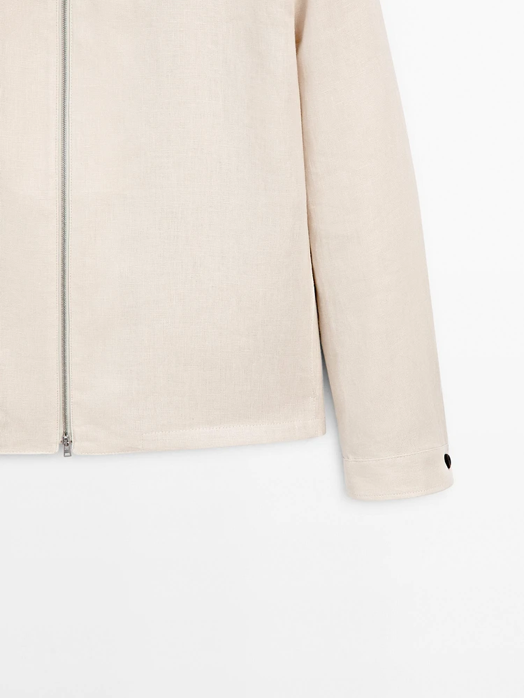 100% linen lightweight jacket