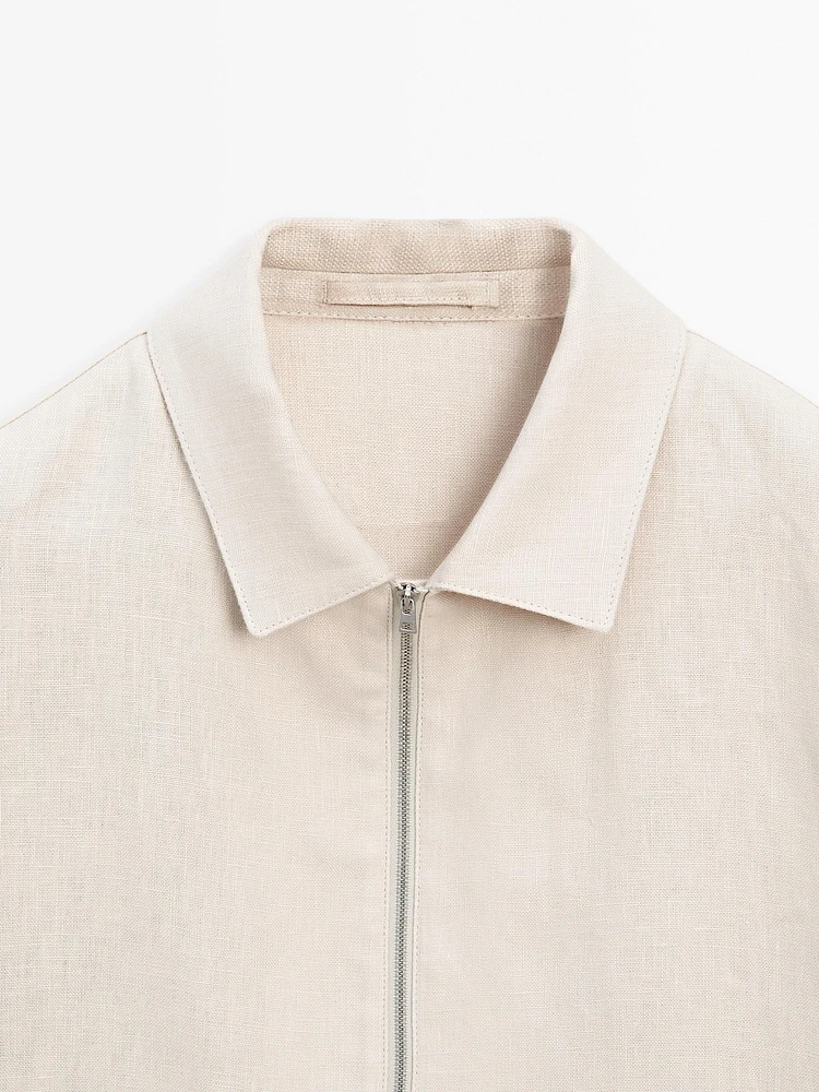 100% linen lightweight jacket