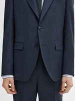 Wool blend suit blazer