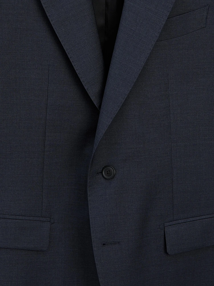 Wool blend suit blazer