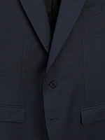 Wool blend suit blazer