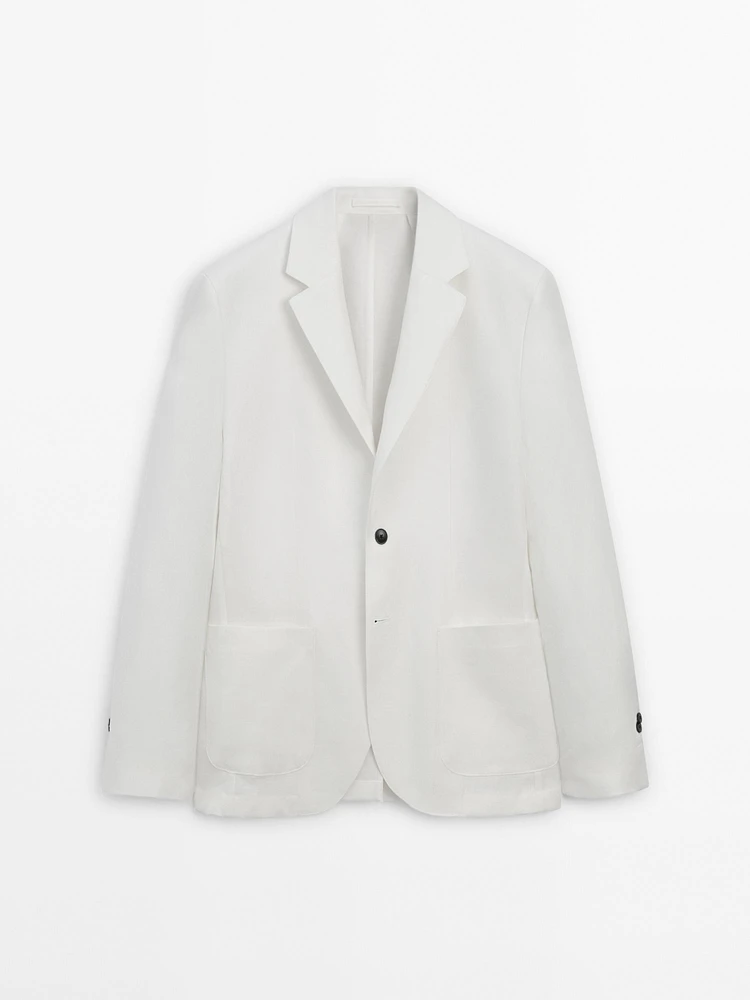 Veste de costume 100 % lin