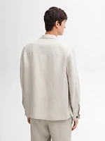 100% linen co-ord overshirt