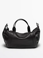 Sac duffle en cuir nappa