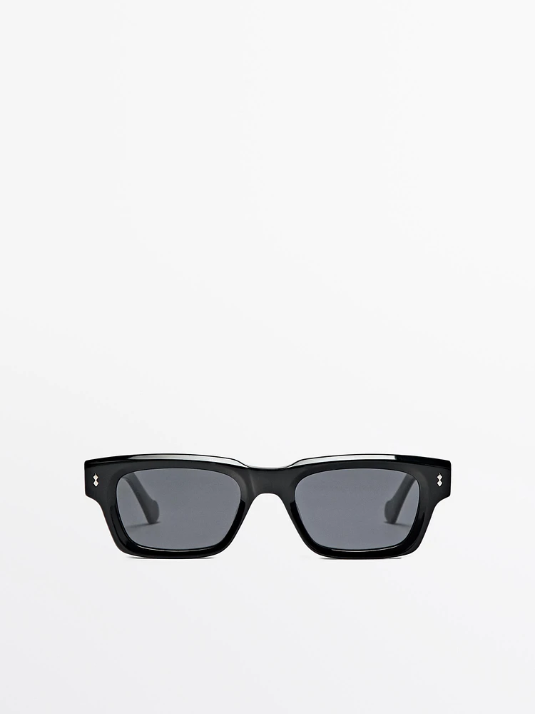 Narrow straight sunglasses