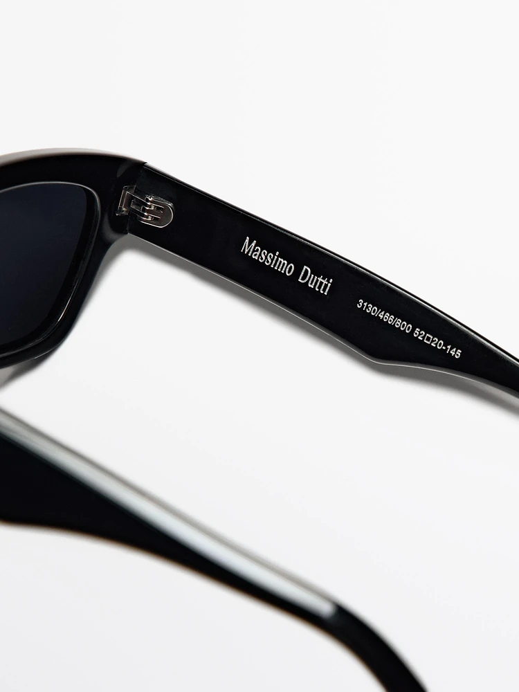 Narrow straight sunglasses