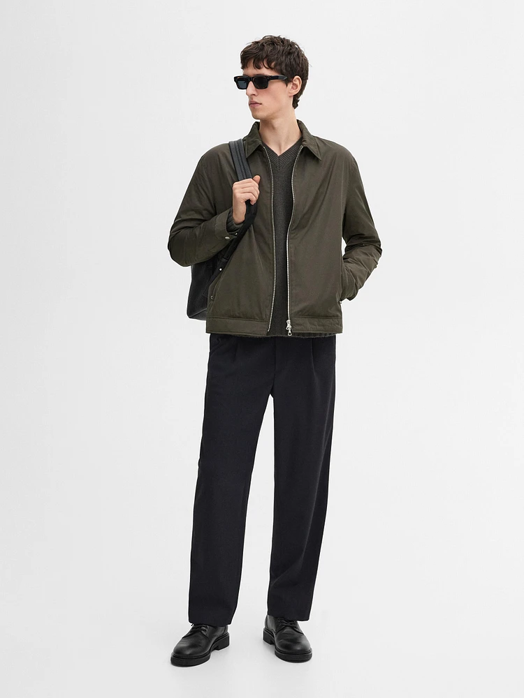 Lightweight zip-up jacket