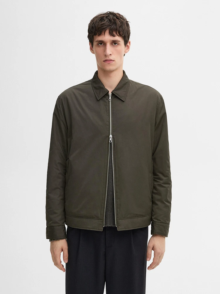 Lightweight zip-up jacket