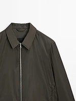 Lightweight zip-up jacket