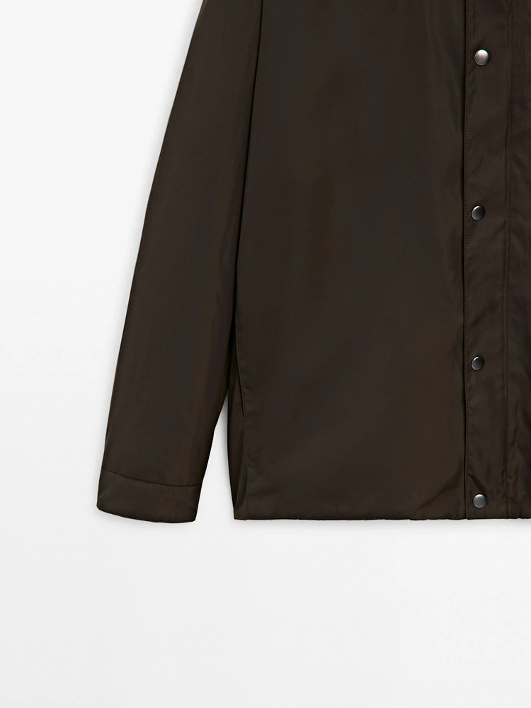 Technical fabric jacket