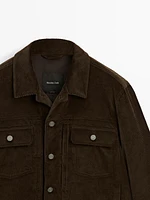 100% cotton corduroy jacket