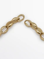 Gold-toned chain link necklace