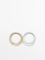 Set of 2 little finger rings