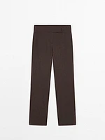 Pantalon flare stretch