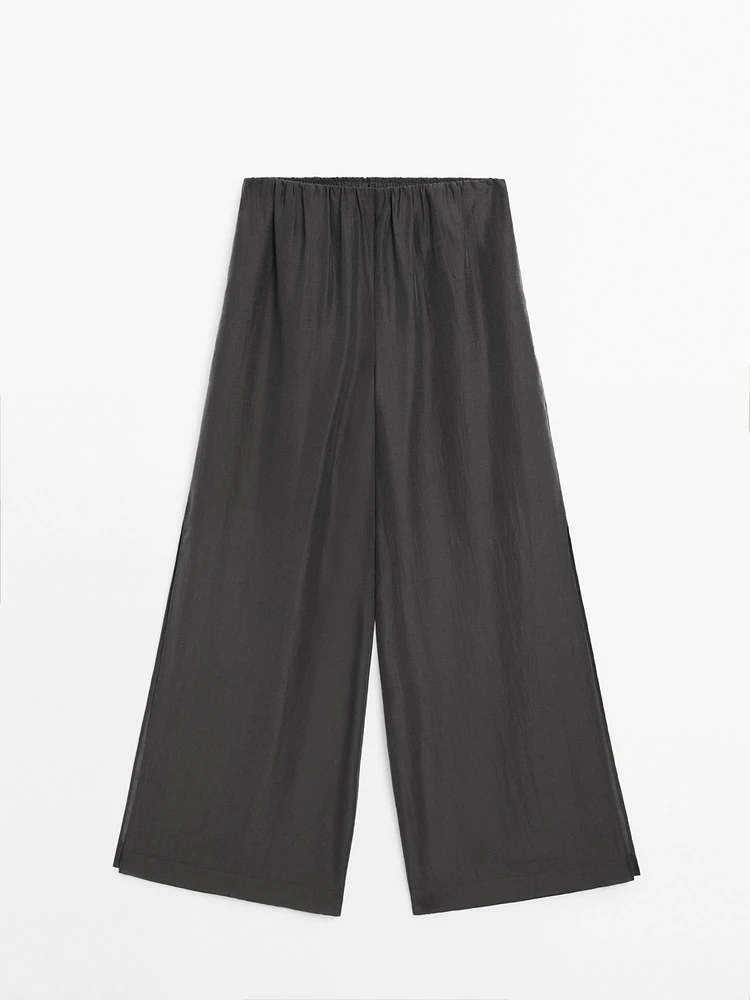 Flowing palazzo trousers