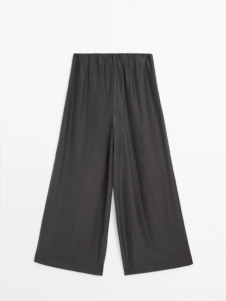 Flowing palazzo trousers