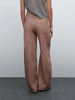 Flowing 100% linen trousers