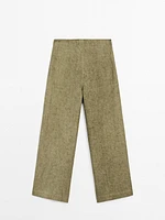 Pantalon fluide 100 % lin