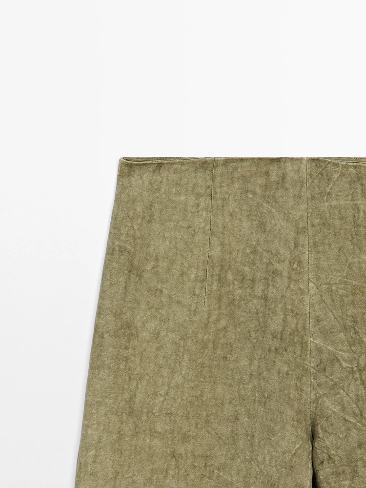 Pantalon fluide 100 % lin