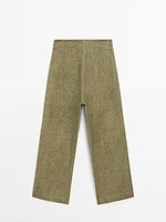 Pantalon fluide 100 % lin