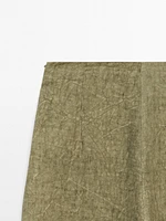 Pantalon fluide 100 % lin