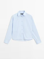 100% cotton poplin shirt