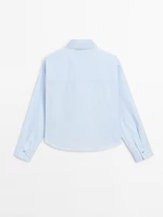 100% cotton poplin shirt