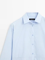 100% cotton poplin shirt