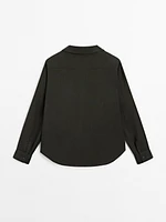 Flowing 100% linen shirt