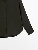 Flowing 100% linen shirt